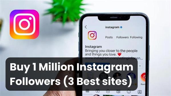 Buy 1 Million Instagram Followers Cheap (3 Best sites)