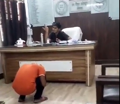 Bareilly SDM removed from post after video shows man being ‘punished’ in his office