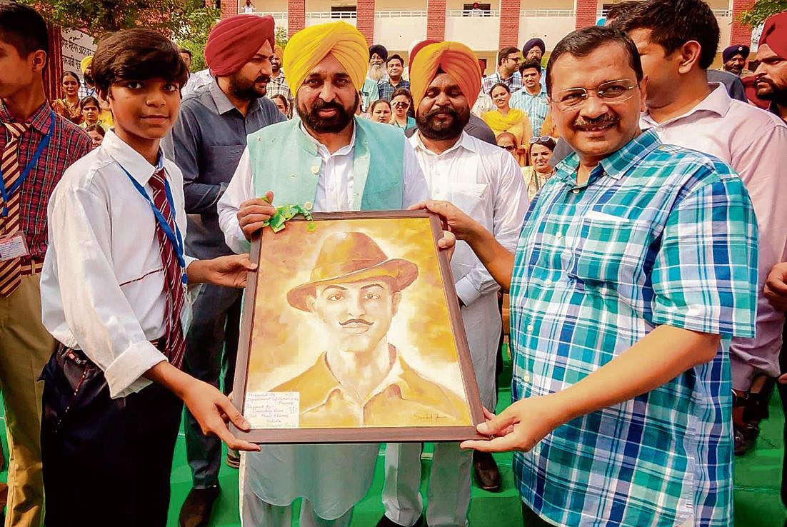 Punjab CM Bhagwant Singh Mann, Arvind Kejriwal inaugurate state’s first School of Eminence at Chheharta in Amritsar