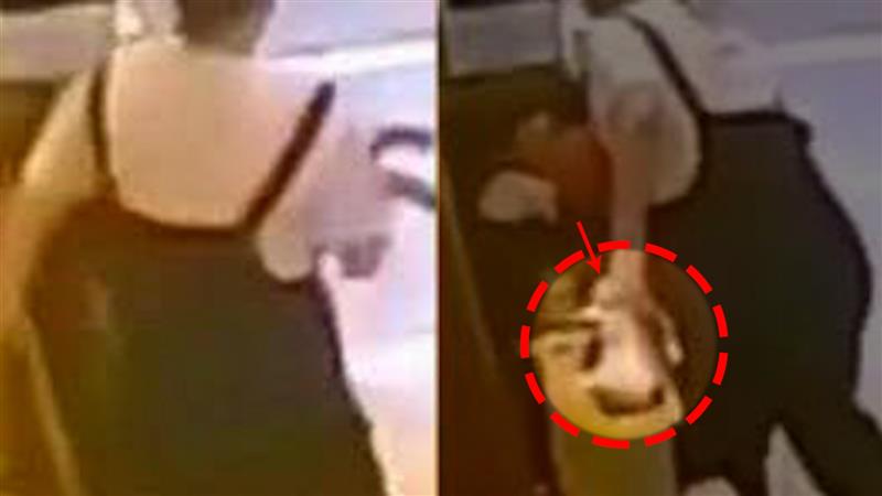 Million in China watch chilling CCTV footage of woman giving birth in lift, minutes later dumping alive newborn in dustbin