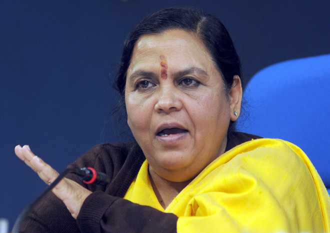 Uma Bharti disappointed at not being invited to launch of  'maha yatra' in poll-bound Madhya Pradesh
