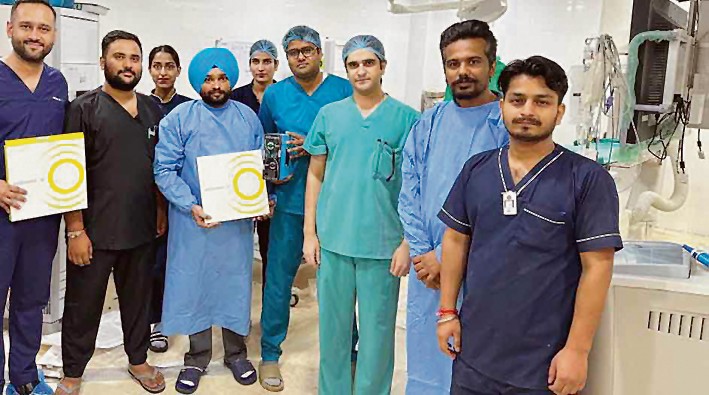 Govt Rajindra Hospital in Patiala begins coronary shockwave lithotripsy