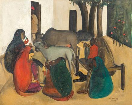 At Rs 61.8 crore, Amrita Sher-gil's 'The Story Teller' becomes most expensive work by Indian artist ever