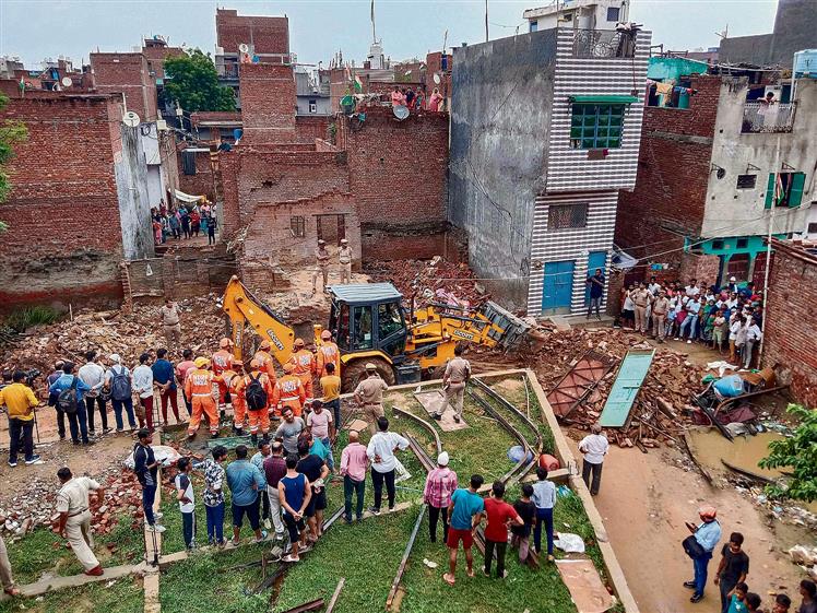 Two-storey house collapses, 3 killed