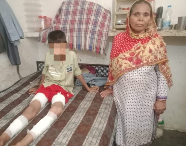 LKG student brutally beaten by teacher in Ludhiana school, video goes viral