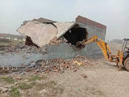 Property dealer demolishes woman’s house at Gill village