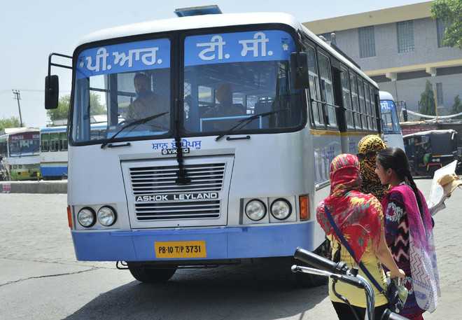 Contractual employees of Punjab Roadways, PRTC go on strike
