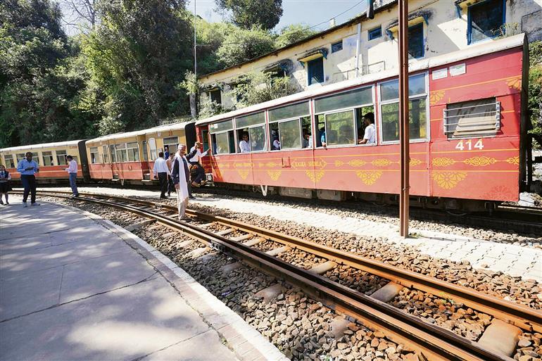 Train service on Kalka-Shimla track resumes up to Tara Devi