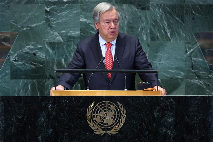 UN chief says people looking to leaders for action and way out of current global ‘mess’