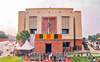 Rajya Sabha Chairman Dhankhar hoists National Flag at new Parliament building
