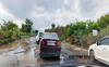 Gurugram road in a shambles