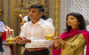 British PM Sunak, wife Akshata perform ‘puja’ at Akshardham temple in New Delhi
