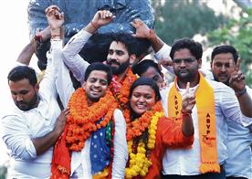 ABVP sweeps DUSU poll, wins 3 of 4 seats