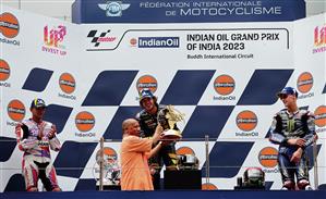 Bezzecchi claims trophy in maiden India MotoGP