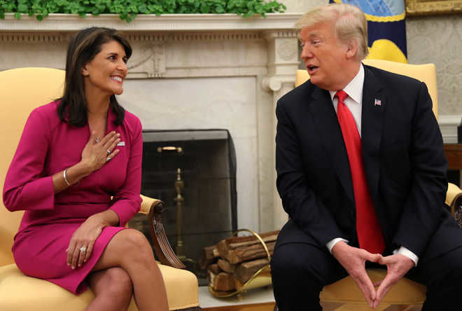 Donald Trump mocks Nikki Haley's first name, his latest example of attacking rivals based on race