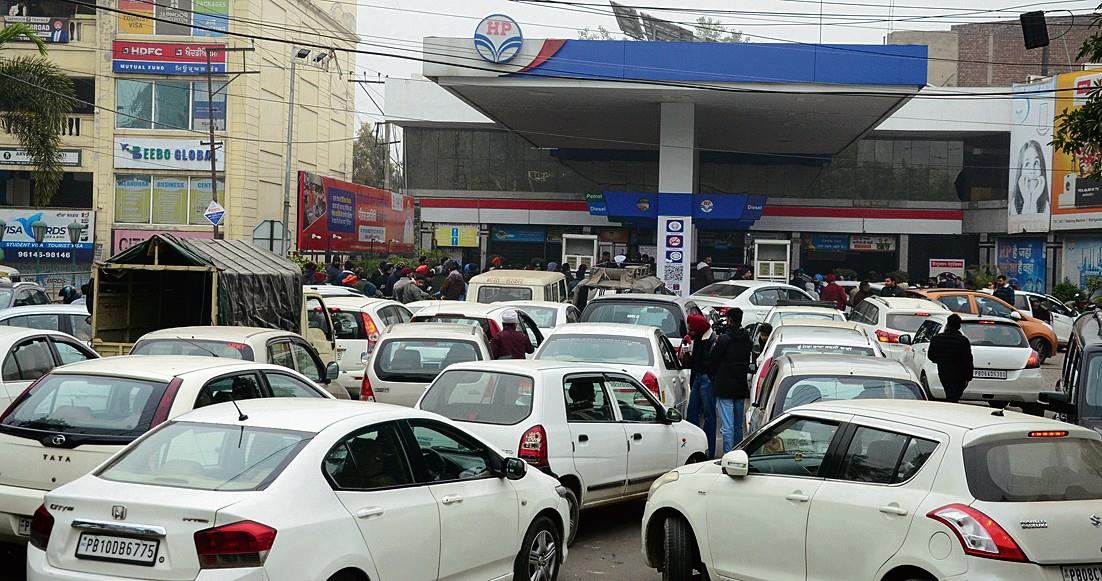 Jalandhar: Truckers’ strike hits fuel supply