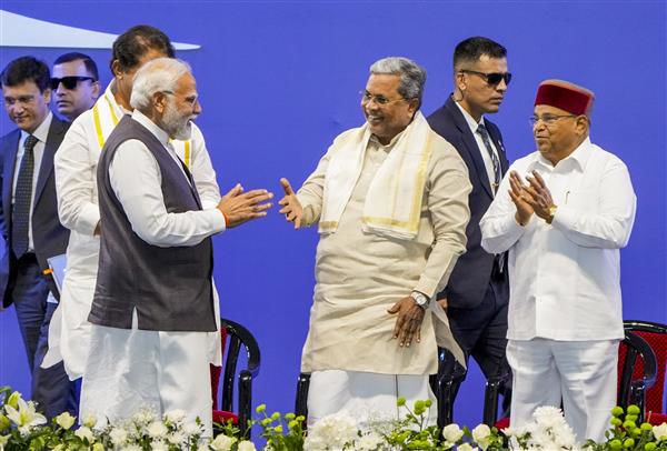 'Aisa hota rehta hai': Prime Minister to Karnataka CM Siddaramaiah amid 'Modi Modi' chants