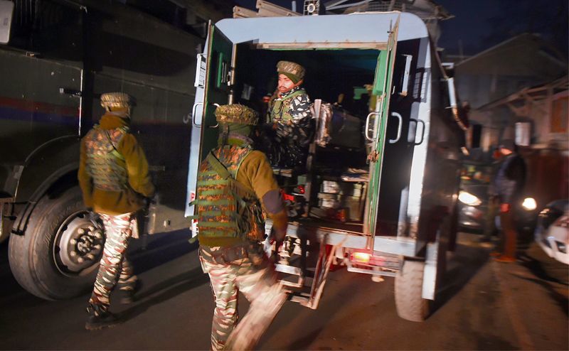 Army convoy comes under terrorist fire in Poonch, no casualty