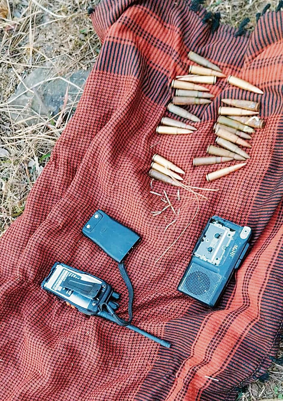 Tiffin IEDs, wireless set, bullets seized in Rajouri