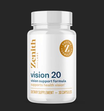 Vision 20 Reviews: Does Zenith Labs Eye Vision Support Supplement Work? Ingredients, Benefits, and Efficacy.