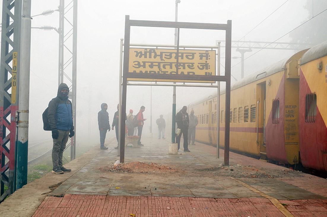 17 trains delayed as fog envelops region; passengers a harried lot