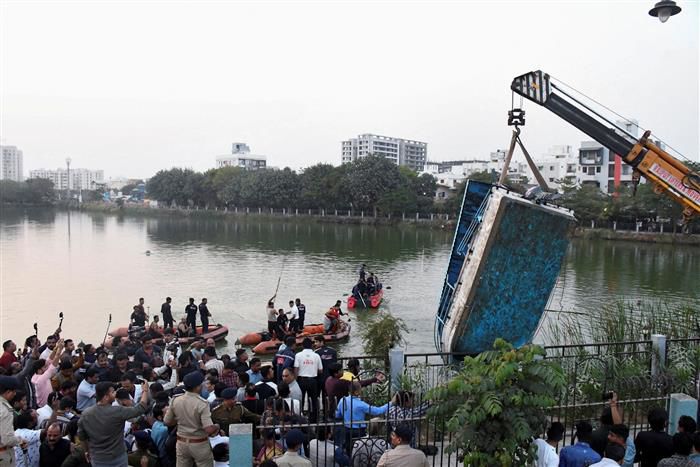 Gujarat boat tragedy: Manager of recreation zone, 2 others held for culpable homicide