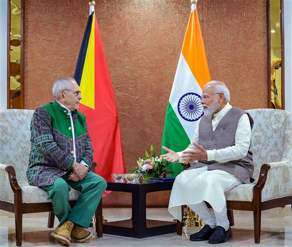 The ‘Delhi-Dili’ connect — PM Modi holds bilateral meeting with Timor-Leste president