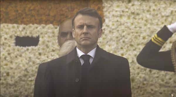 French President Emmanuel Macron witnesses India’s grand Republic Day parade