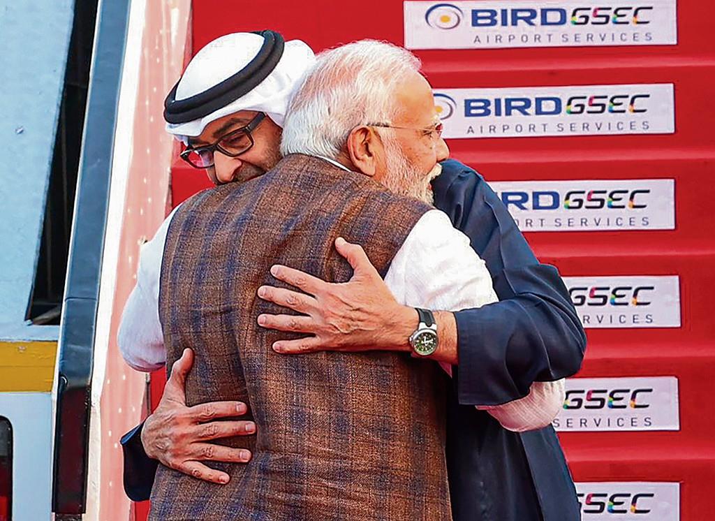 PM Modi holds roadshow with UAE President ahead of ‘Vibrant Gujarat’ summit