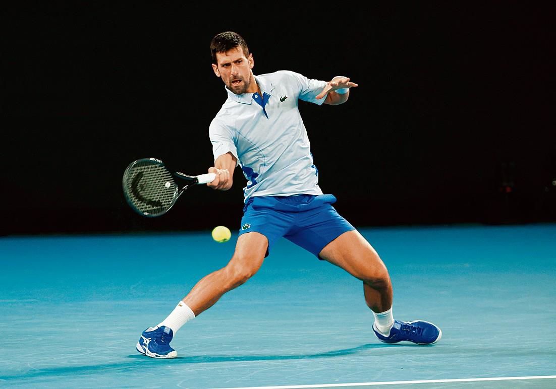 Novak Djokovic gets ball rolling with 4-hour marathon