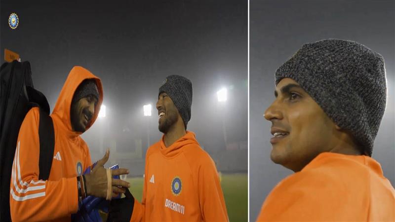 Team India practises in biting cold in Mohali ahead of T20 encounter with Afghanistan; makes fun of harsh winter; video goes viral