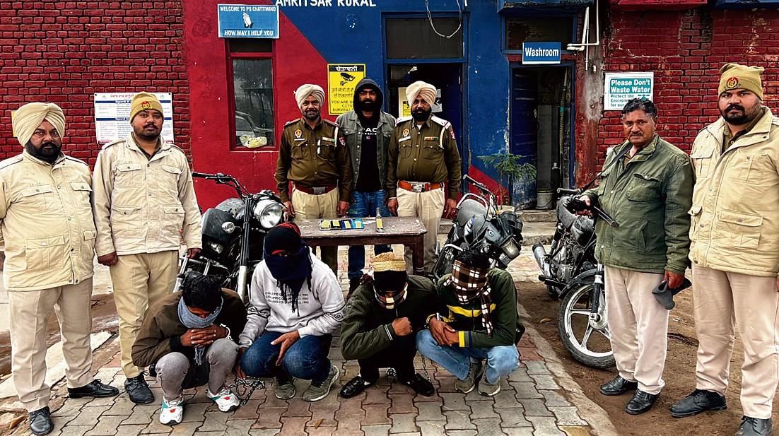 4 of robbers' gang held, bikes recovered