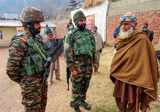 At LoC village, soldiers, locals usher in  new year over cups of hot tea, dance