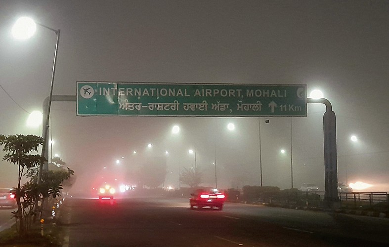 No respite from foggy weather in Chandigarh