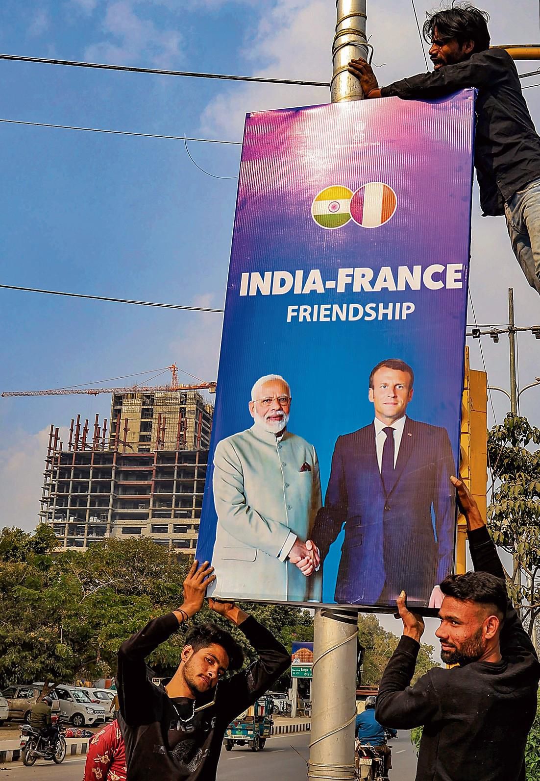 French President Emmanuel Macron arrives in Jaipur today, to tour city with PM Modi