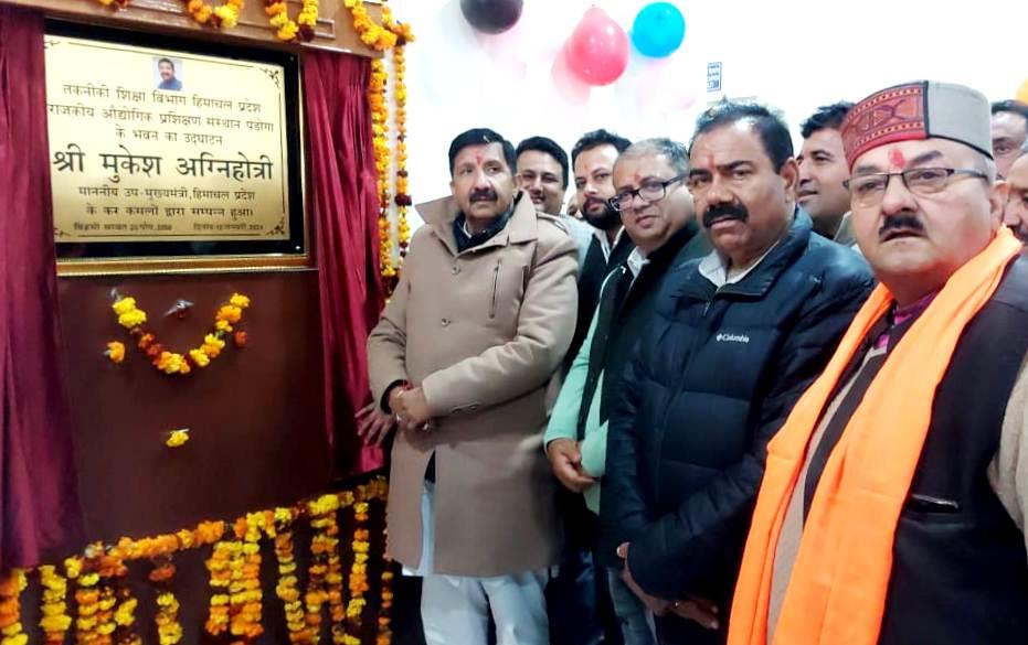 Himachal Dy CM Mukesh Agnihotri lays stone of Rs 25 cr works in Haroli