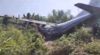Myanmar Aircraft skids off runway In Mizoram, fuselage split in half