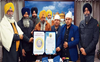 SGPC receives certificate of honour