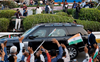 PM Modi, UAE President hold roadshow in Ahmedabad