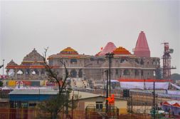 Cement, iron and steel not used; Ram temple structure designed to withstand earthquake up to magnitude 8