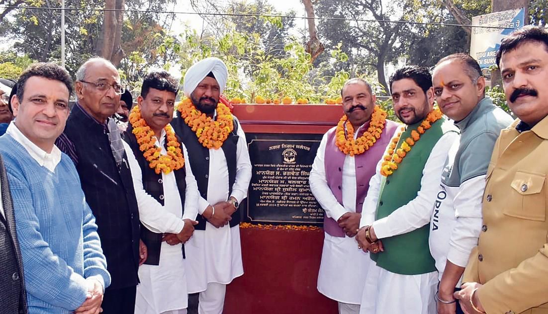 Jalandhar MP Sushil Rinku lays stone for Rs 1.9-crore works