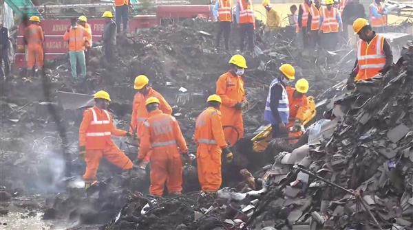 Rescue operation on at blast-hit firecracker factory in Madhya Pradesh’s Harda; over 100 hospitalised, 2 missing