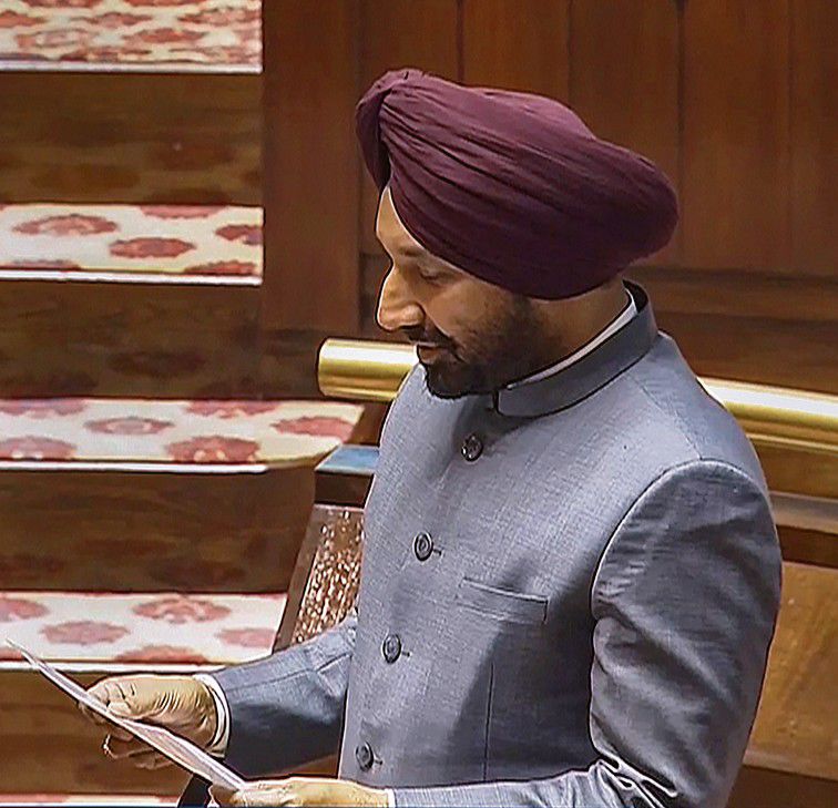 Satnam Singh Sandhu 1st MP to be sworn in at new Parliament; Swati Maliwal takes oath twice