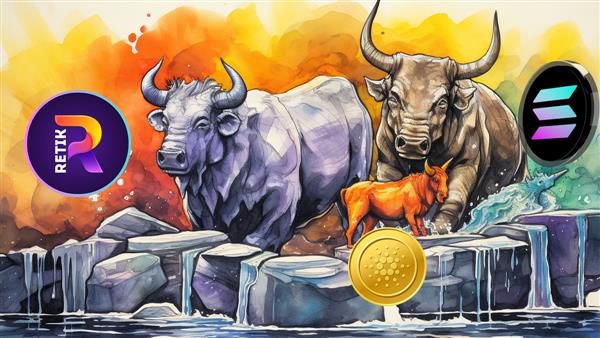 Solana (SOL) and Retik Finance (RETIK) become top buys among Cardano bulls diversifying their holdings