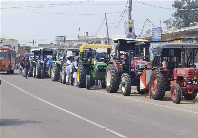 On Samyukta Kisan Morcha’s call, farmers take out tractor rallies in Punjab, Haryana, UP to protest against WTO