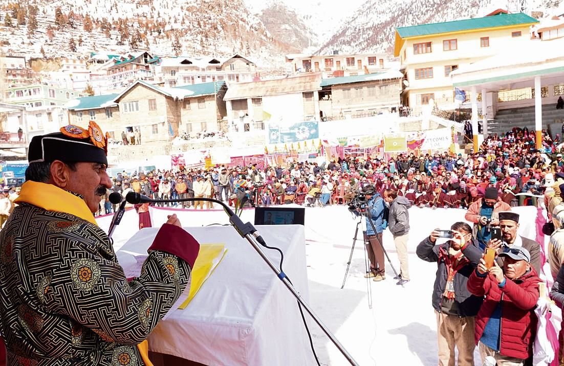 Himachal CM launches Rs 1,500 pension scheme for women at Keylong