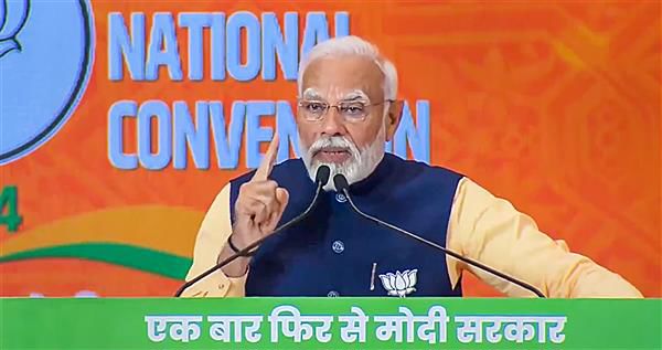 Not seeking 3rd term for political gains, but for benefit of India, PM Modi says at BJP national convention
