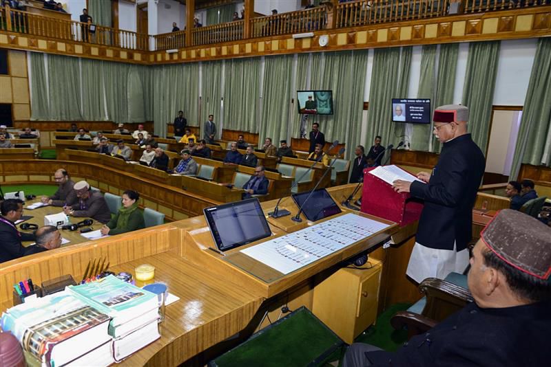 Himachal budget session: Governor says poll promises to be fulfilled in phased manner