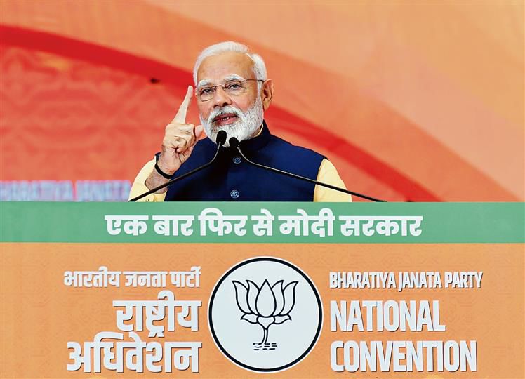 Seeking another term for nation, not self: PM Modi