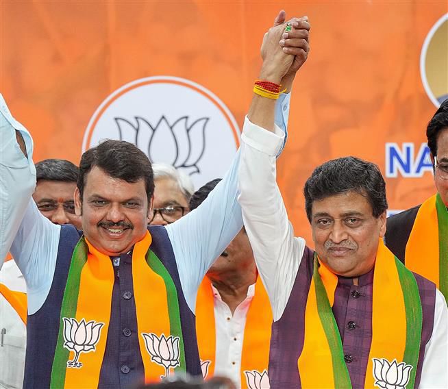Former Maharashtra CM Ashok Chavan joins BJP, praises Narendra Modi’s ‘inclusive’ agenda